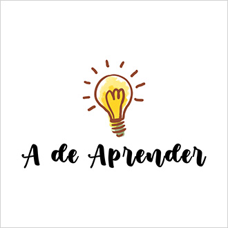 Logotipo A de Aprender - Pedro Dias é o idealizador e o administrador do projeto